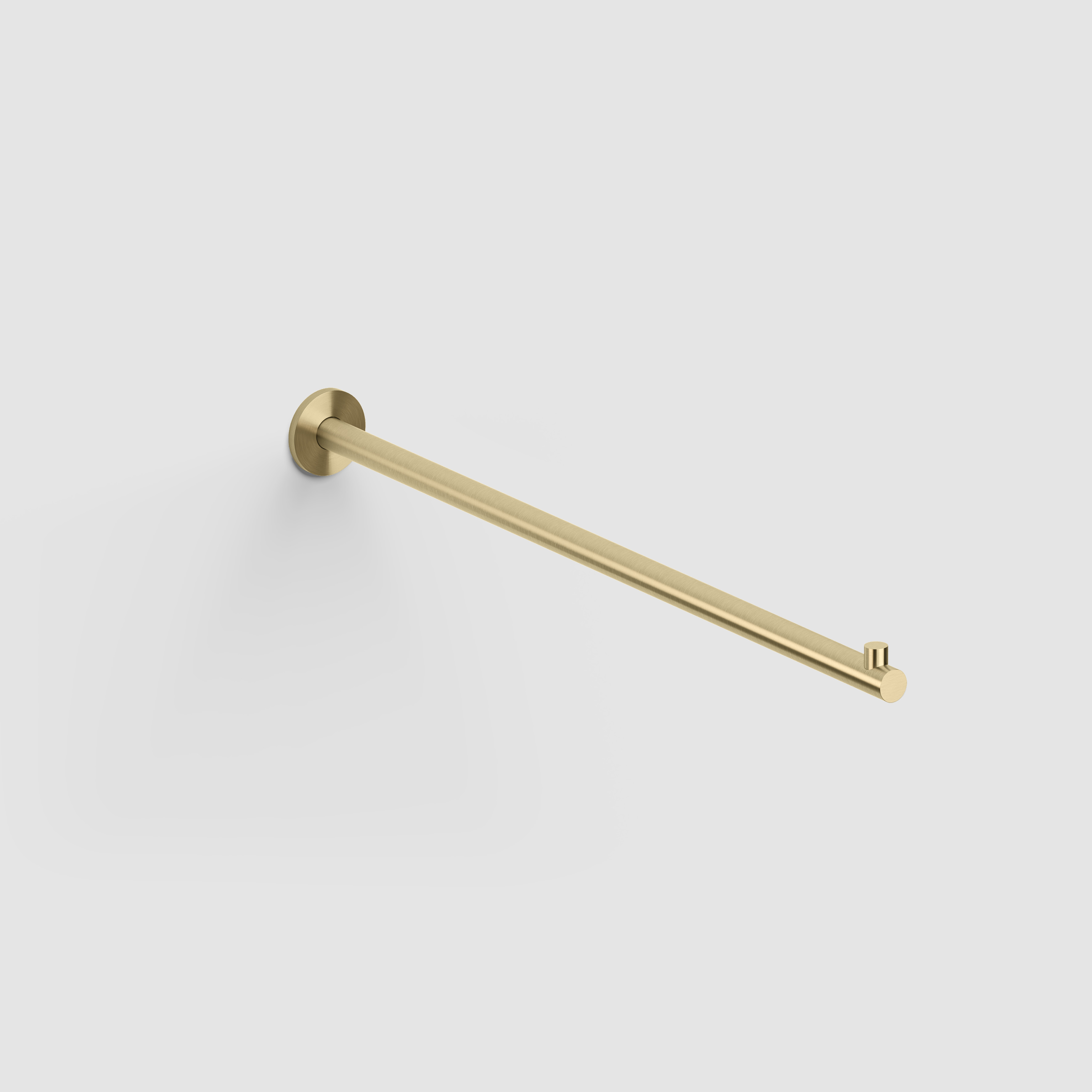 Clou Kaldur handdoekrek 42 cm recht goud geborsteld PVD CL/09.05058.82